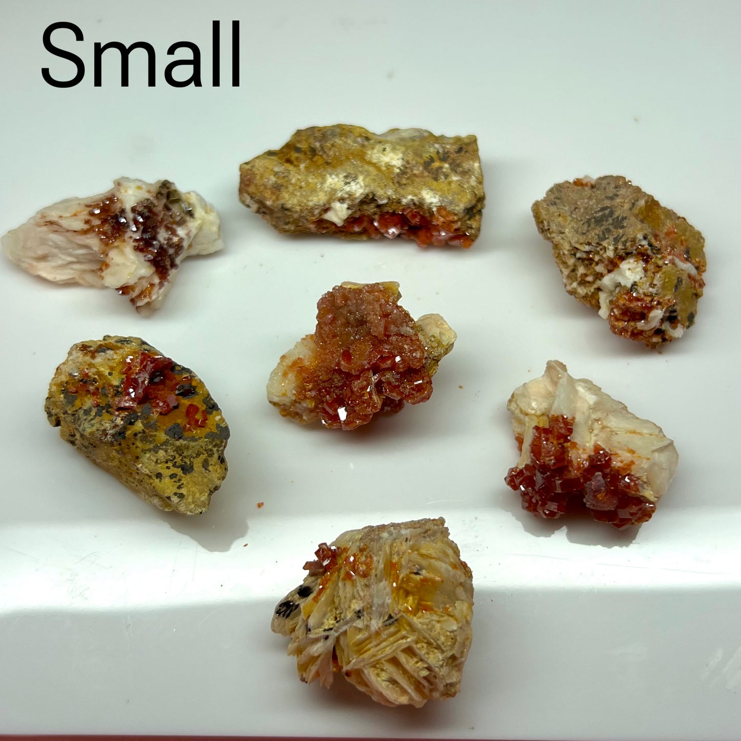 Vanadinite Pieces