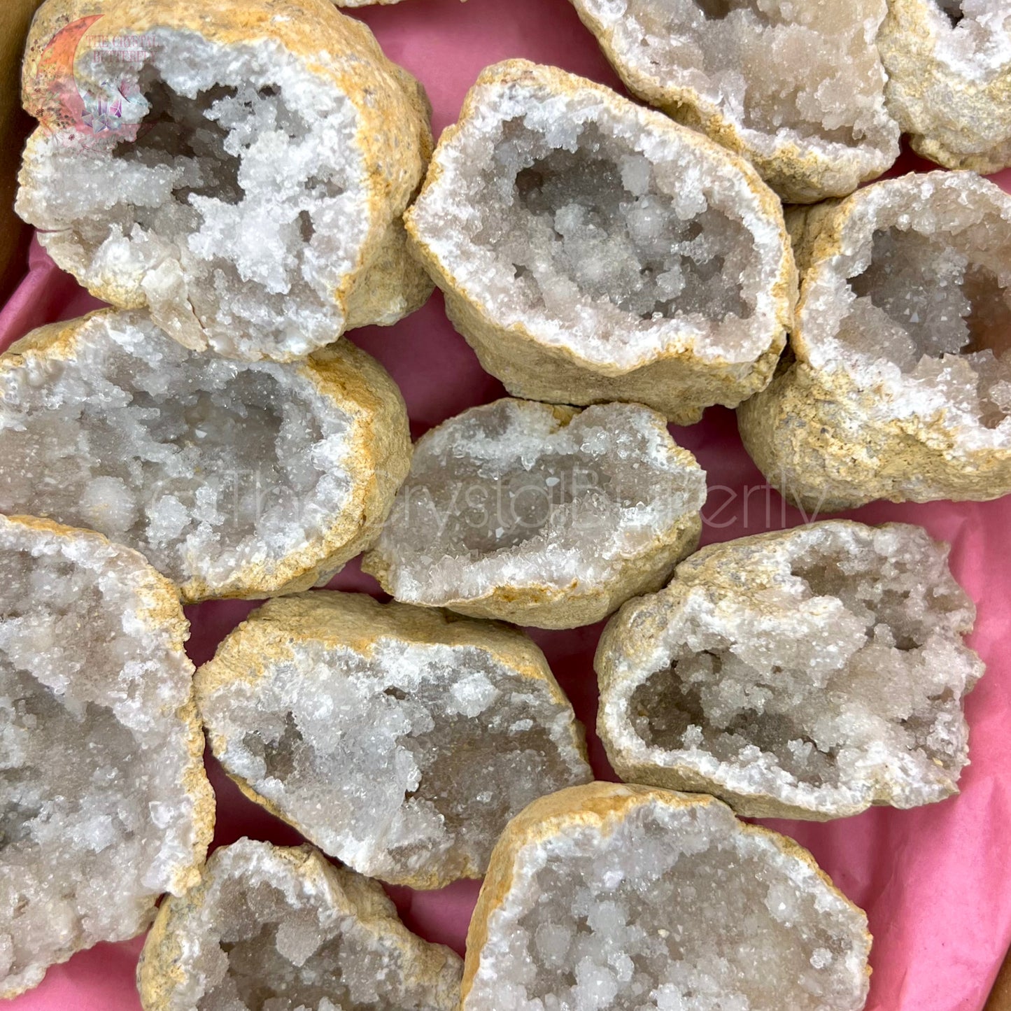 Broken Quartz Druzy Geodes