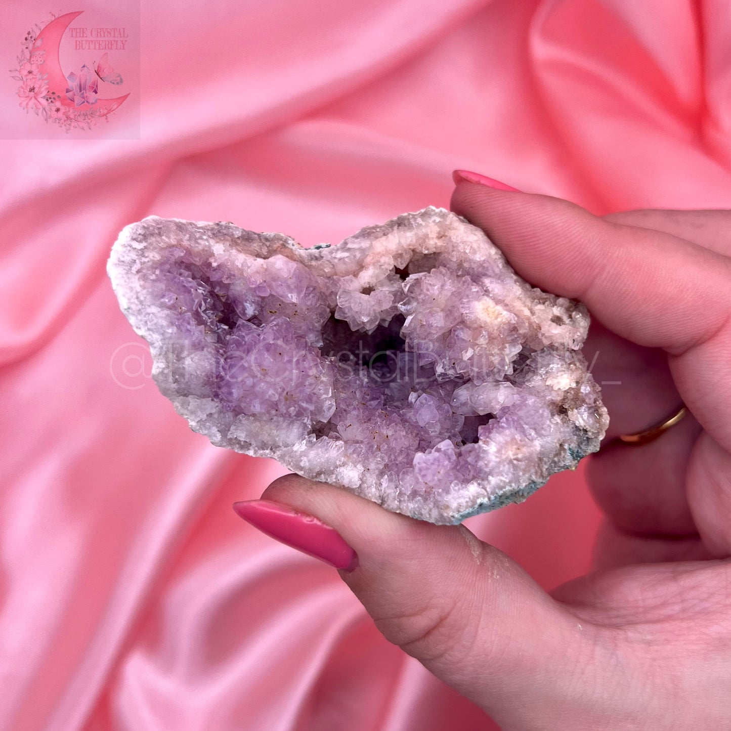 Druzy Pink Amethyst Clusters (Choose your own!)