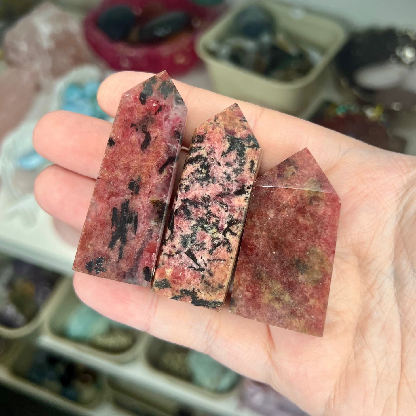 Rhodonite Towers