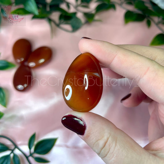 Carnelian Chunky Teardrops