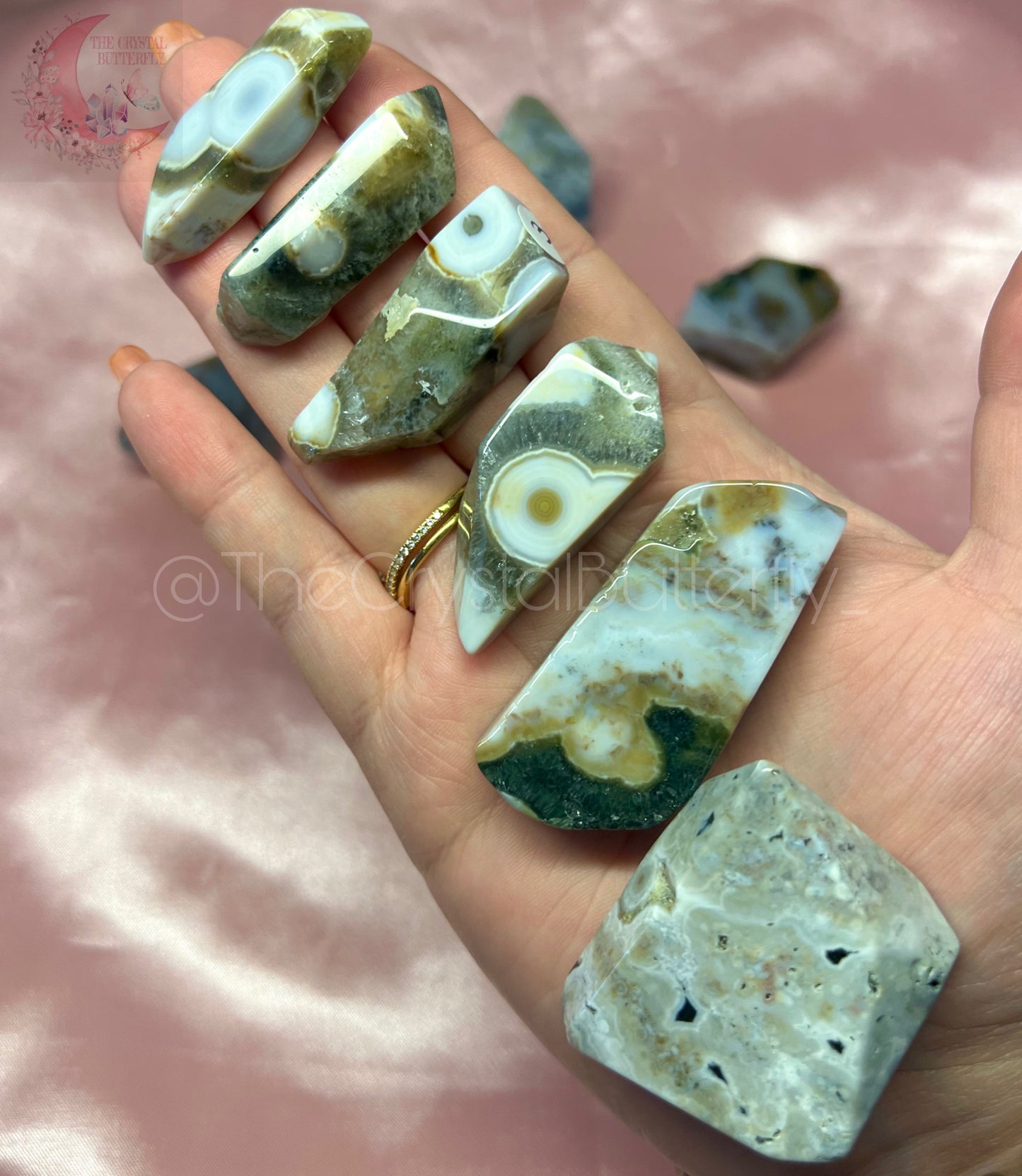 Bubble Ocean Jasper Freeforms