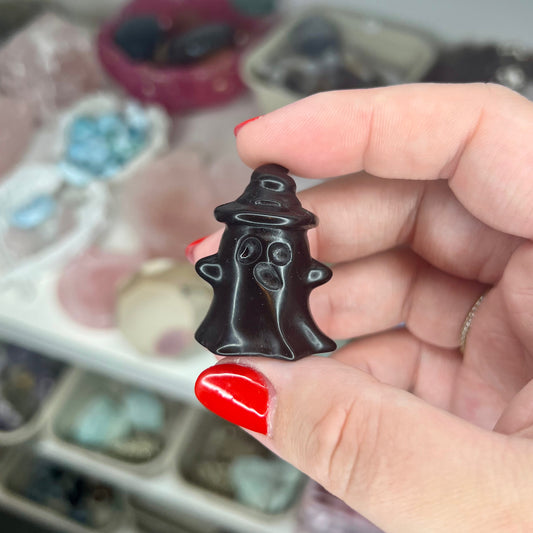 Black Obsidian Ghost w/hat