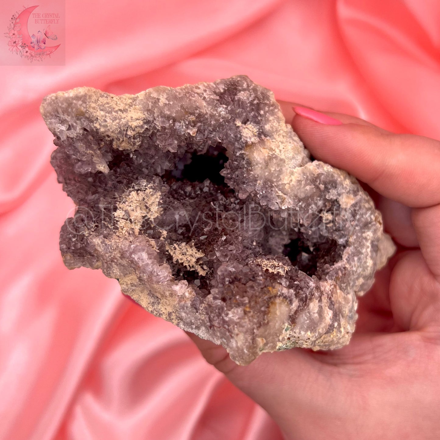 Druzy Pink Amethyst Clusters (Choose your own!)