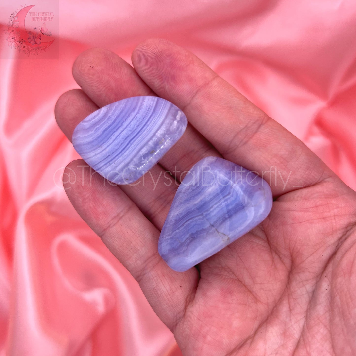 High Quality Blue Lace Agate Tumbles