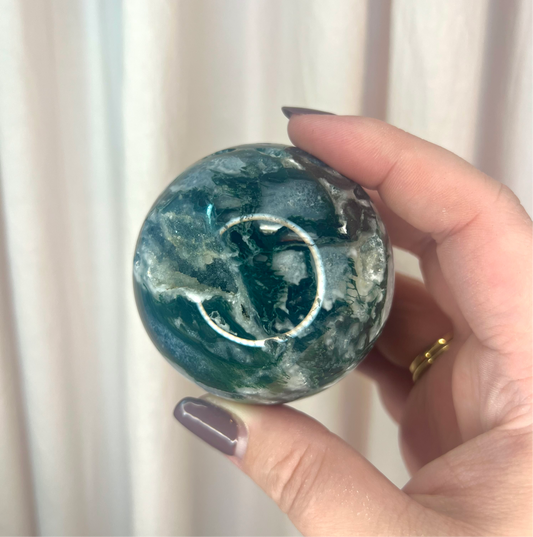 310g Moss Agate Sphere