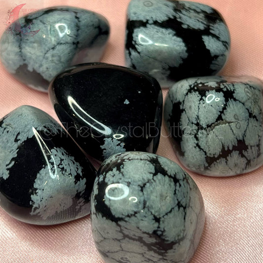 Snowflake Obsidian Tumble