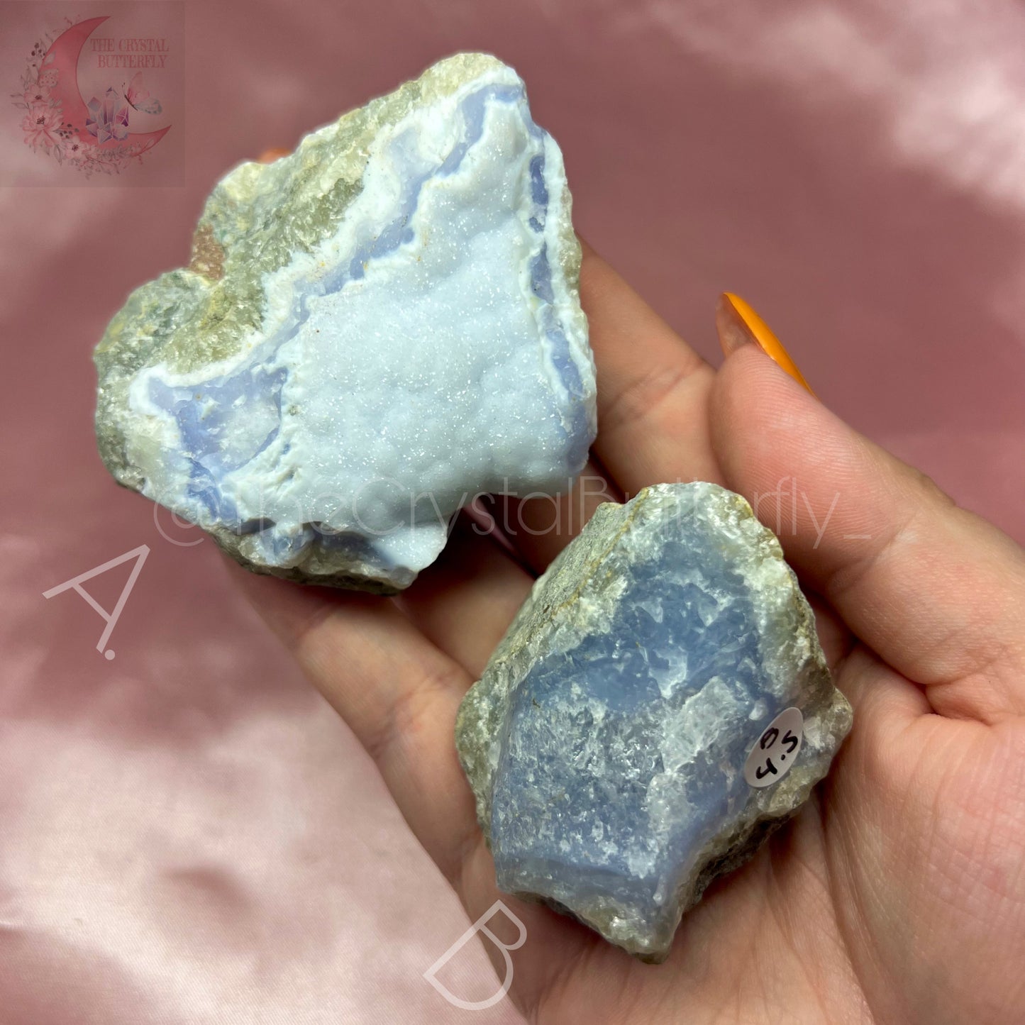 Raw Blue Lace Agate Chunks