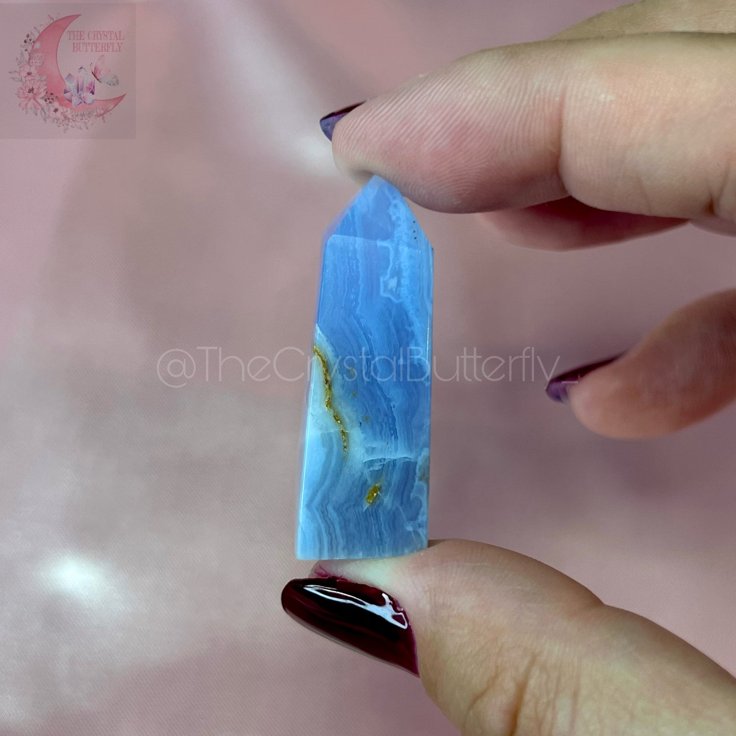 Blue Lace Agate Mini Point (High Quality)