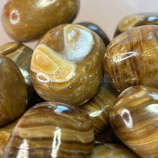 Chocolate Calcite Tumble